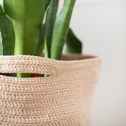 Cotton Tube Basket Crochet Kit