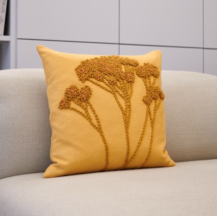 Thistle Square Cushion Punch Needle Kit Yarnplaza