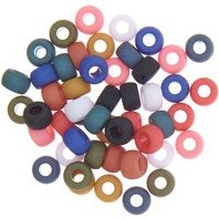 Rico Ponii Beads color beads - Matt Dark Earthy-2