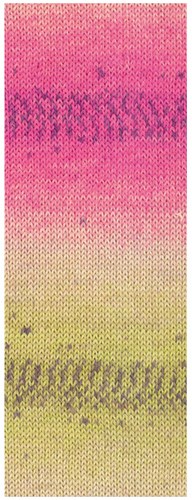 Lana Grossa Meilenweit 100 Alpaca Print 2201 Pink/pink/violet/pale/mustard yellow/lime/beige/khaki-2