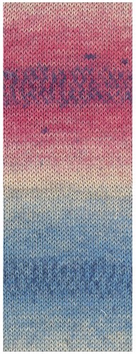 Lana Grossa Meilenweit 100 Alpaca Print 2202 Pink/old pink/blue violet/grey beige/mint/light jeans/pigeon blue-2