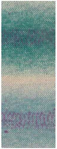 Lana Grossa Meilenweit 100 Alpaca Print 2203 Light petrol/petrol green/red violet/grey beige/light turquoise green/turquoise/berry-2