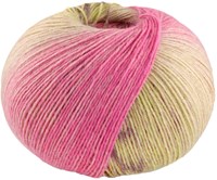 Lana Grossa Meilenweit 100 Alpaca Print 2201 Pink/pink/violet/pale/mustard yellow/lime/beige/khaki