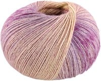 Lana Grossa Meilenweit 100 Alpaca Print 2206 Sand beige/light olive/blackberry/violet blue/blue lilac/red violet