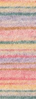 Lana Grossa Meilenweit 100 Cotone Vegano Mango 4453 Raspberry/vanilla/moss green/pale purple/nature/caramel/pink-3