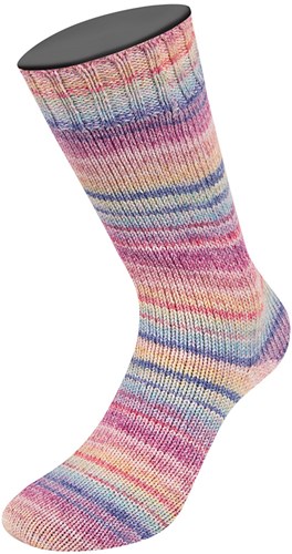Lana Grossa Meilenweit 100 Cotone Vegano Mango 4457 Light red/nature/fuchsia/yellow/pale green/light blue/blue-2
