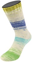 Lana Grossa Meilenweit 100 Dusk 6213 Purple blue/Cream/turquoise/lime/corn green/light olive green-2
