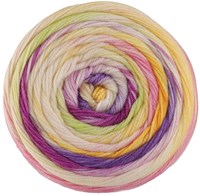 Lana Grossa Meilenweit 100 Dusk 6212 Blue/red purple/Cream/lime/yellow/lilac/pink
