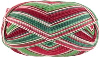 Lana Grossa Meilenweit 100 Merino Christmas 6792 Light red/red/dark/medium/light green/white