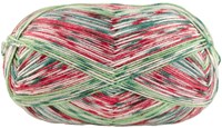 Lana Grossa Meilenweit 100 Merino Christmas 6793 Light red/orange/white/light/dark green