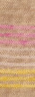 Lana Grossa Meilenweit 100 Merino Extrafine Luna 4111 Beige/Camel/Pink/Yellow-3