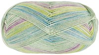 Lana Grossa Meilenweit 100 Merino Extrafine Luna 4112 Mint/Pale Green/Lime/Blue