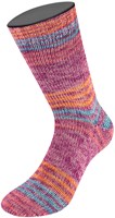 Lana Grossa Meilenweit 100 Merino Extrafine Luna 4115 Pink/Rose/Orange/Turquoise Blue/Raspberry-2
