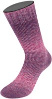 Lana Grossa Meilenweit 100 Merino Extrafine Shades 7224 Pink/Pink/Ochre/Blue violet/Dark red-2