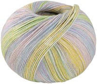 Lana Grossa Meilenweit 100 Seta Piano 3616 Light beige/Ice blue/Pistachio/Citrus yellow/Mint/Silver grey