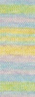 Lana Grossa Meilenweit 100 Seta Piano 3616 Light beige/Ice blue/Pistachio/Citrus yellow/Mint/Silver grey-3