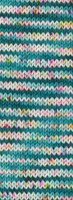 Lana Grossa Meilenweit 100 Spots 7041 Light/Dark Petrol/White/Pink/Yellow/Violet-2