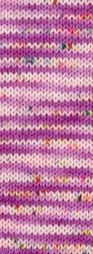 Lana Grossa Meilenweit 100 Spots 7042 Purple/Orchid/Ecru/Turquoise/Petrol/Yellow-2