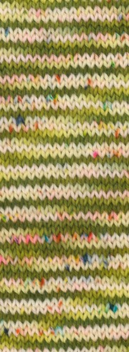 Lana Grossa Meilenweit 100 Spots 7046 Moss/pale green/ecru/turquoise/dark grey/pink/rose-2
