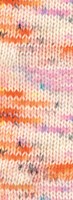 Lana Grossa Meilenweit 100 Spray 5105 Cream/Orange/Yellow/Pink/Anthracite/Turquoise-3