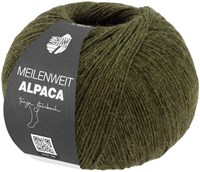 Lana Grossa Meilenweit 100 Alpaca 2017 Dark Olive