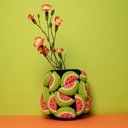 Melon Vase Yarn and Crochet Pack