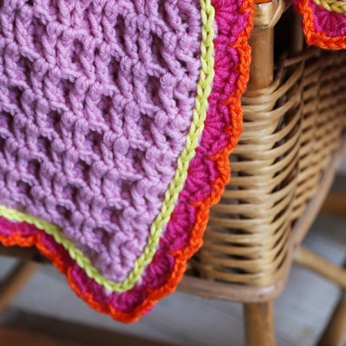 Crochet Pattern Merino Extra Fine Baby Blanket-2