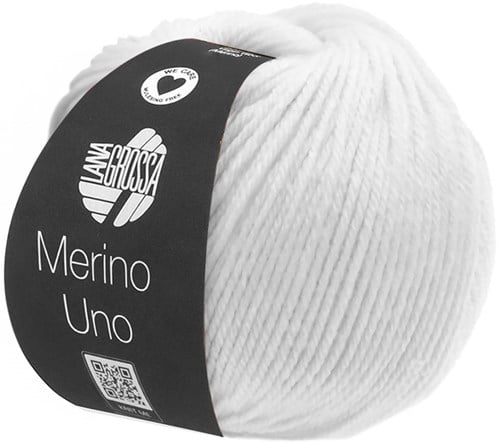 Lana Grossa Merino Uno 001 White