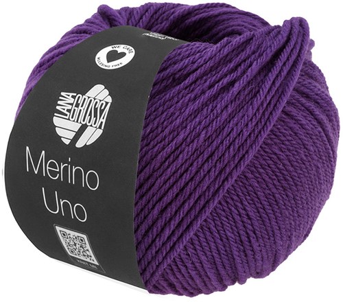 Lana Grossa Merino Uno 080 Dark purple