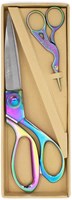 Milward Set Fabric Scissors (20cm) & Embroidery Scissors (9.5cm) Rainbow-2