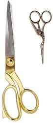 Milward Set Fabric Scissors (25,5cm) & Embroidery Scissors (11.5cm)