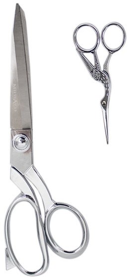 Milward Set Fabric Scissors (23cm) & Thread Snips (10cm) 