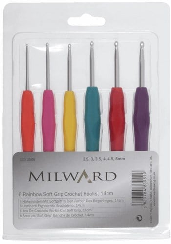 Milward Soft Grip Crochet Hook Set 2.50 - 5.00mm-2
