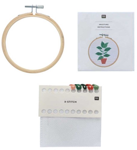 Rico Mini Kit Plant Embroidery Kit-2
