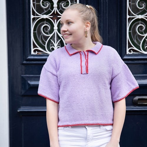 Mixed up Spring Polo Knitting Kit-2