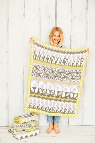 Letitia's Garden Blanket CAL Yarn Kit 2 City Garden L