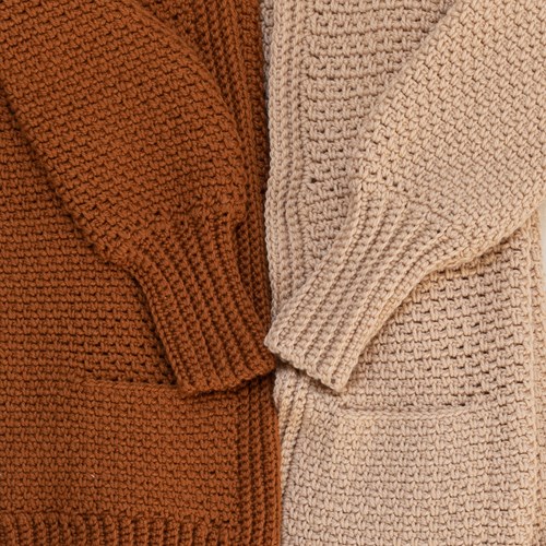 Yarn and Colors Morning Glory Cardigan Crochet Kit 2 Satay XXL-3
