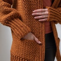 Crochet Pattern Yarn and Colors Morning Glory Cardigan