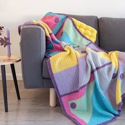 Yarn and Colors Mosaic Window Blanket Crochet Kit