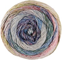 Lana Grossa Mosaico 010 Grey blue/jeans/pale/light grey/pink/forest green/mustard/ochre/petrol