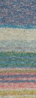 Lana Grossa Mosaico 010 Grey blue/jeans/pale/light grey/pink/forest green/mustard/ochre/petrol-2