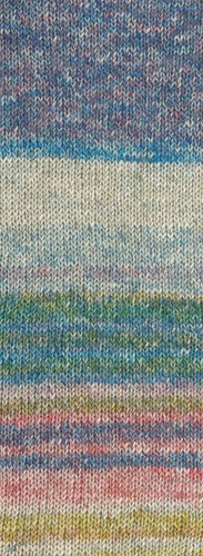 Lana Grossa Mosaico 010 Grey blue/jeans/pale/light grey/pink/forest green/mustard/ochre/petrol-2