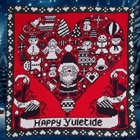 Christmas Heart - AdO Crochet Yarn Package Mosaic