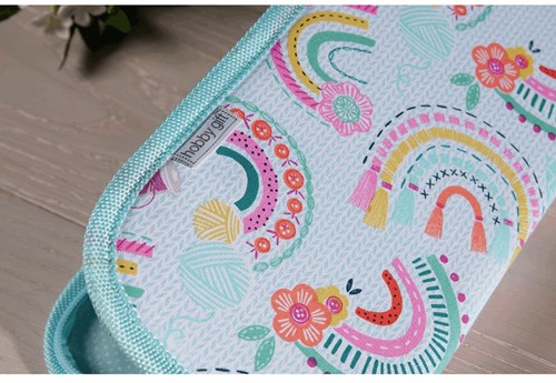 Breinaalden Etui Hard Case Rainbow XL