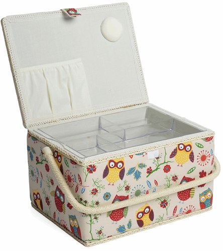 Sewing Box Large Owl-3