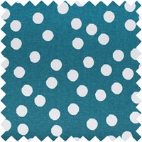 Sewing Basket Large Blue Dots-2