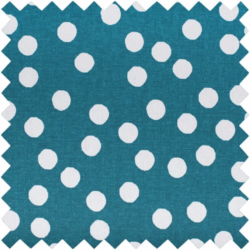 Sewing Basket Large Blue Dots-2