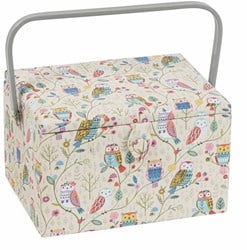 Sewing Basket Large Twit Twoo