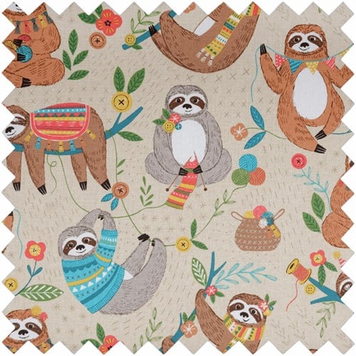 Sewing Basket Large Sloth-2