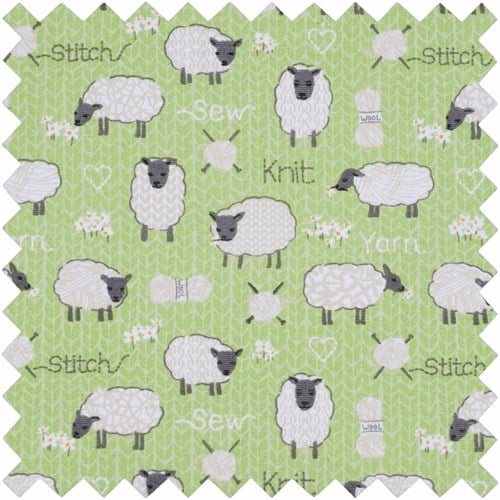 Sewing Basket Large Double Sheep-2